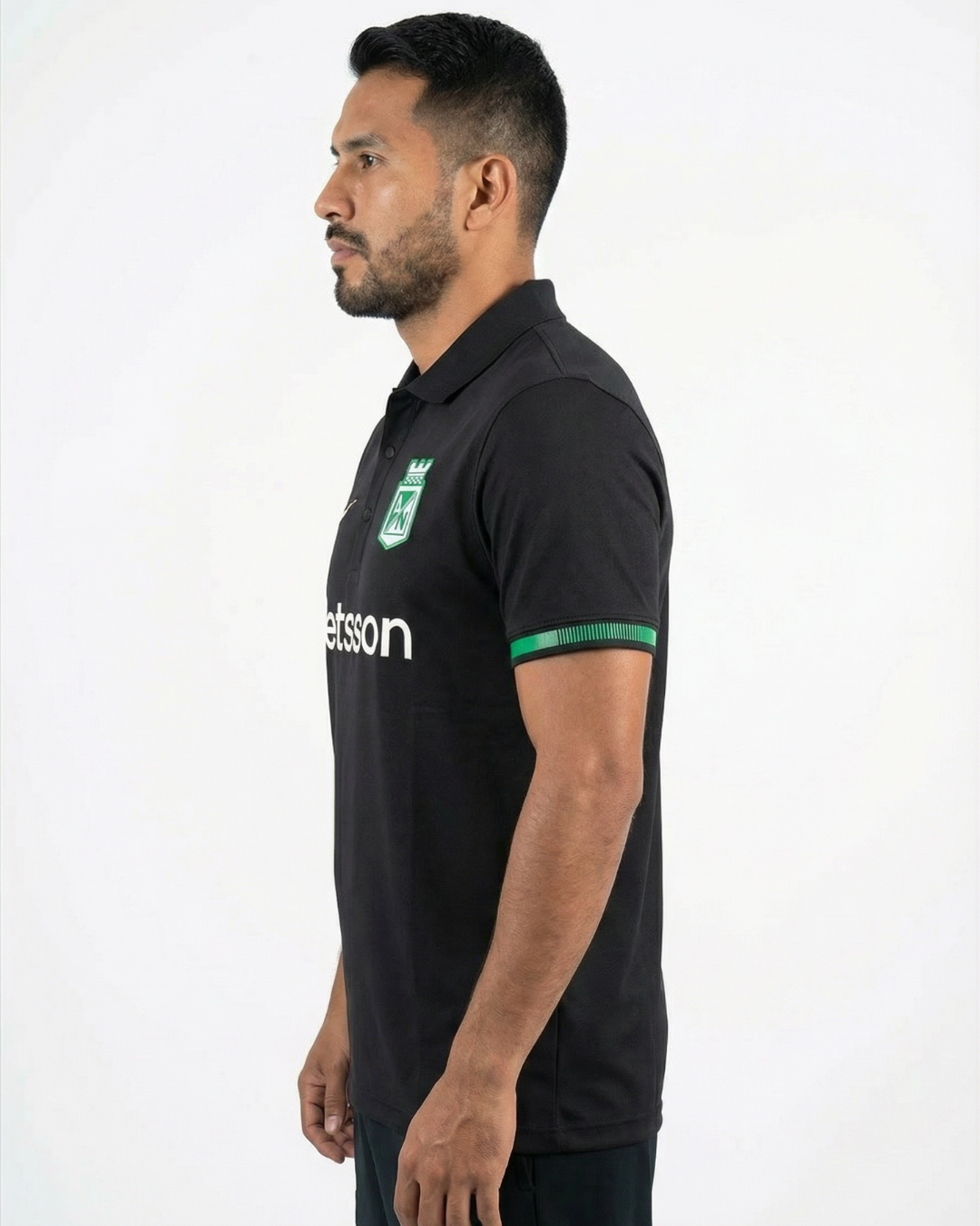 Polo Premium - Nacional Lineas Mangas - Negro - Image 3