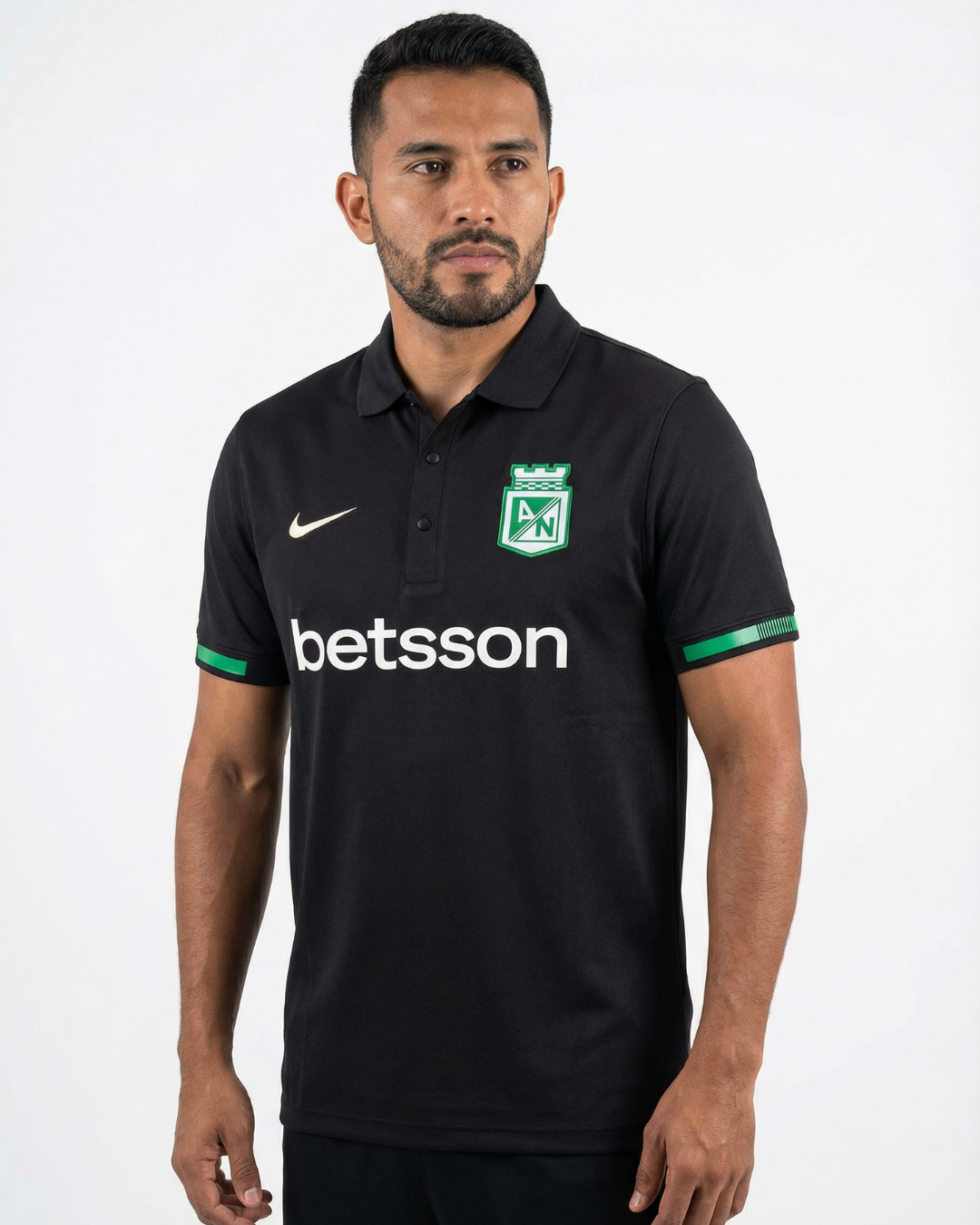 Polo Premium - Nacional Lineas Mangas - Negro - Image 2