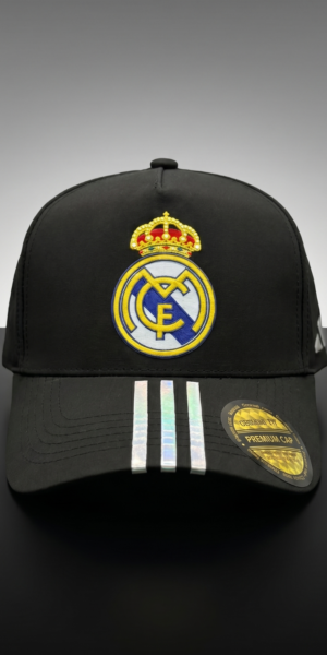 Gorra Futbol - Real Madrid Clasica - Negro