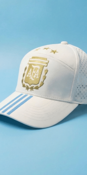 Gorra Futbol - Argentina Lineas - Blanca
