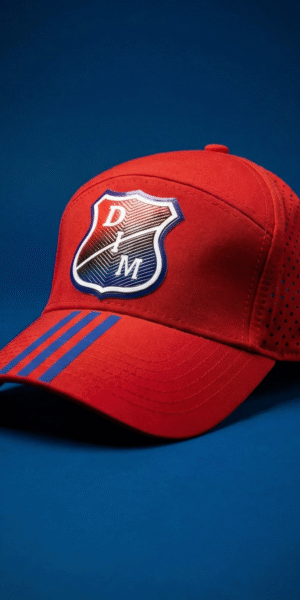 Gorra Futbol - Medellin Lineas - Rojo