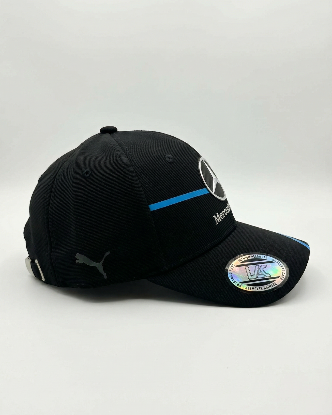 Gorra New Edition - Mercedes Benz Lineas Diagonal - Flex Negro - Image 3