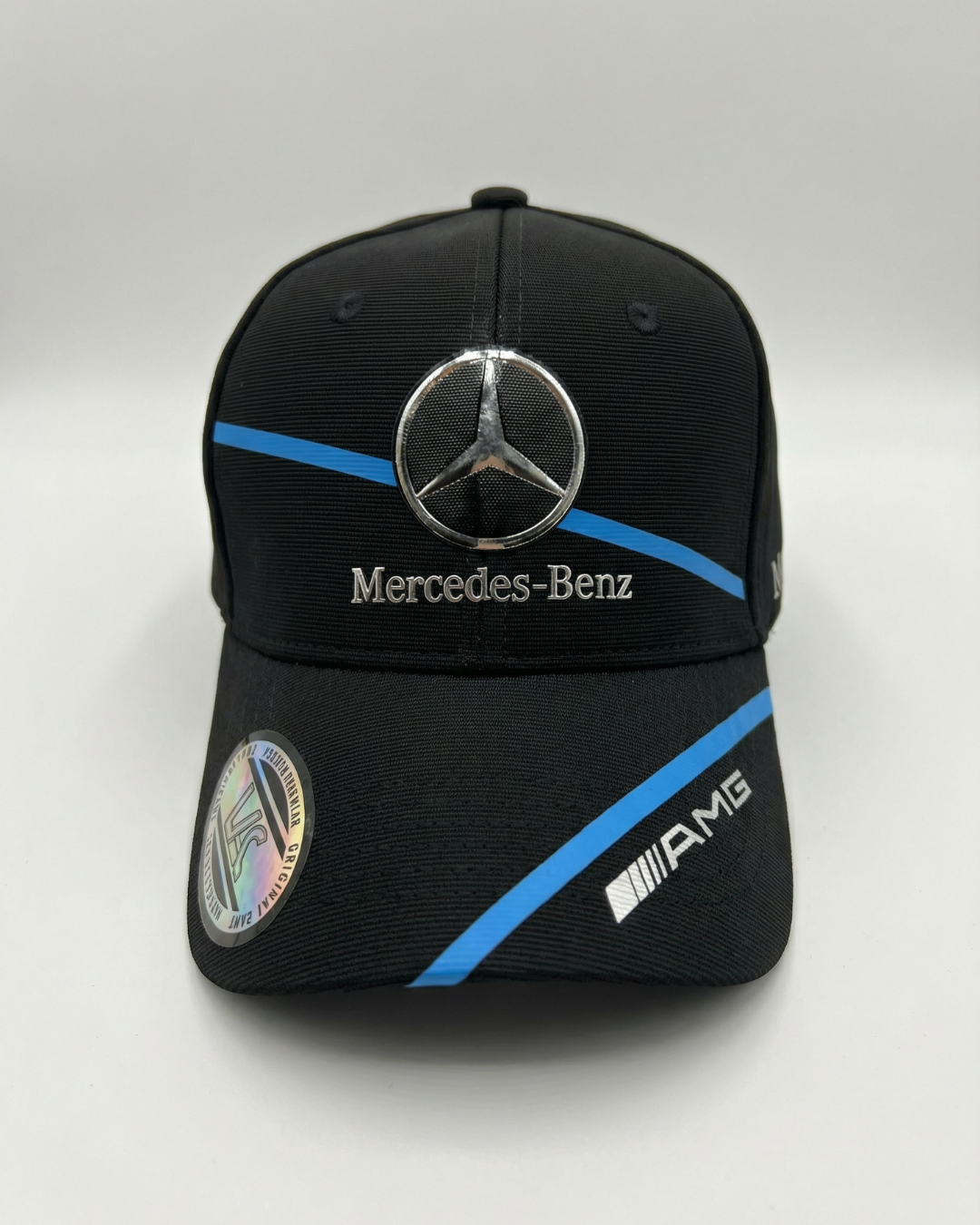 Gorra New Edition - Mercedes Benz Lineas Diagonal - Flex Negro