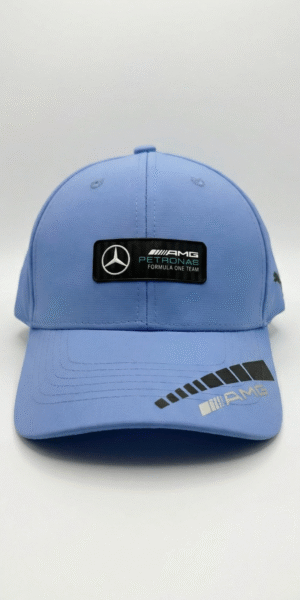 Gorra New Edition - Mercedes Benz Linea Fraccionada - Impermeable Azul Celeste
