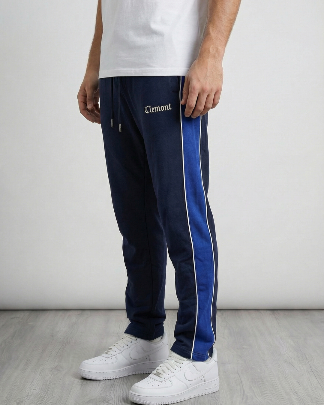 Hoddie Perchado – Clemont – Azul Oscuro con Azul Rey - Image 10