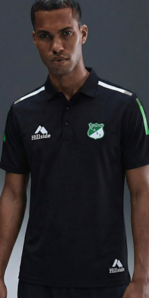 Polo Premium - Cali Lineas Hombros - Negro