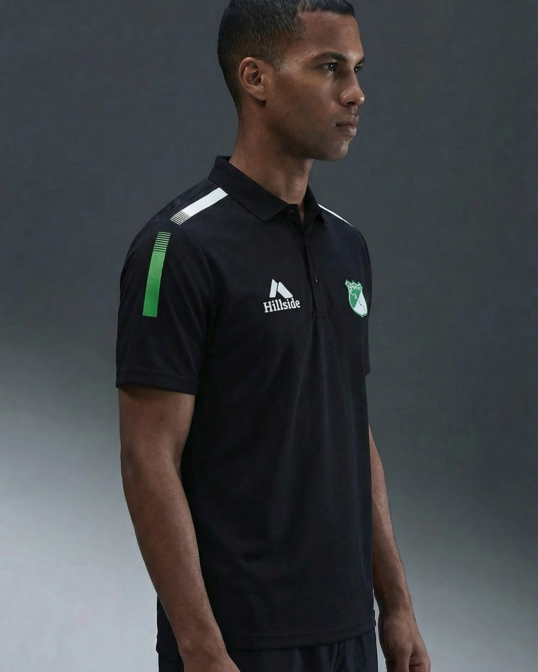 Polo Premium - Cali Lineas Hombros - Negro - Image 2