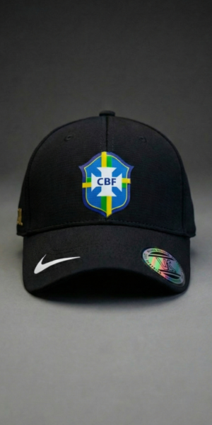 Gorra Futbol - Brasil - Negro