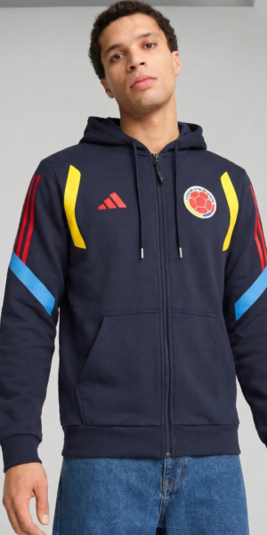 Chaqueta Perchado – Colombia Tiro Sweat – Azul Oscuro