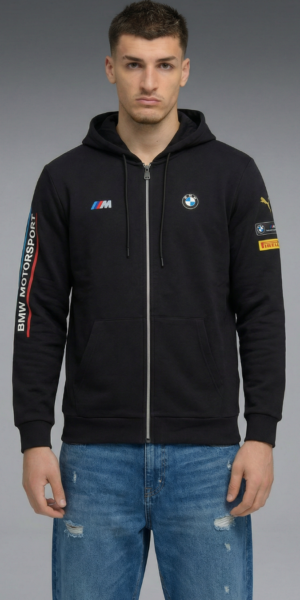 Chaqueta Perchado - Motorsport Brazo BMW - Negro