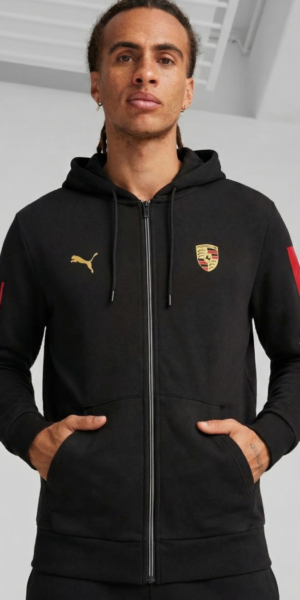 Chaqueta Perchado - Linea Brazo Porsche - Negro