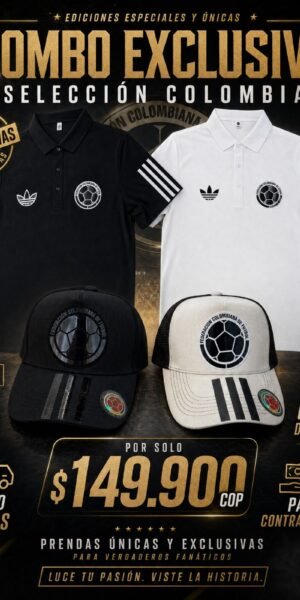 Combo Camiseta + Gorra - Colombia