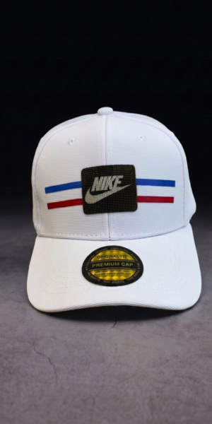 Gorra Pro Run & Play - Logo Textura y Lineas - Blanco