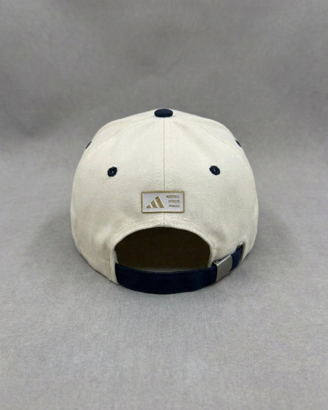 Gorras Futbol - Colombia Clasica - Beige / Azul Oscuro - Image 3