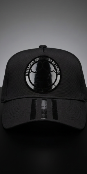 Gorras Futbol - Colombia Logo BB - Negro