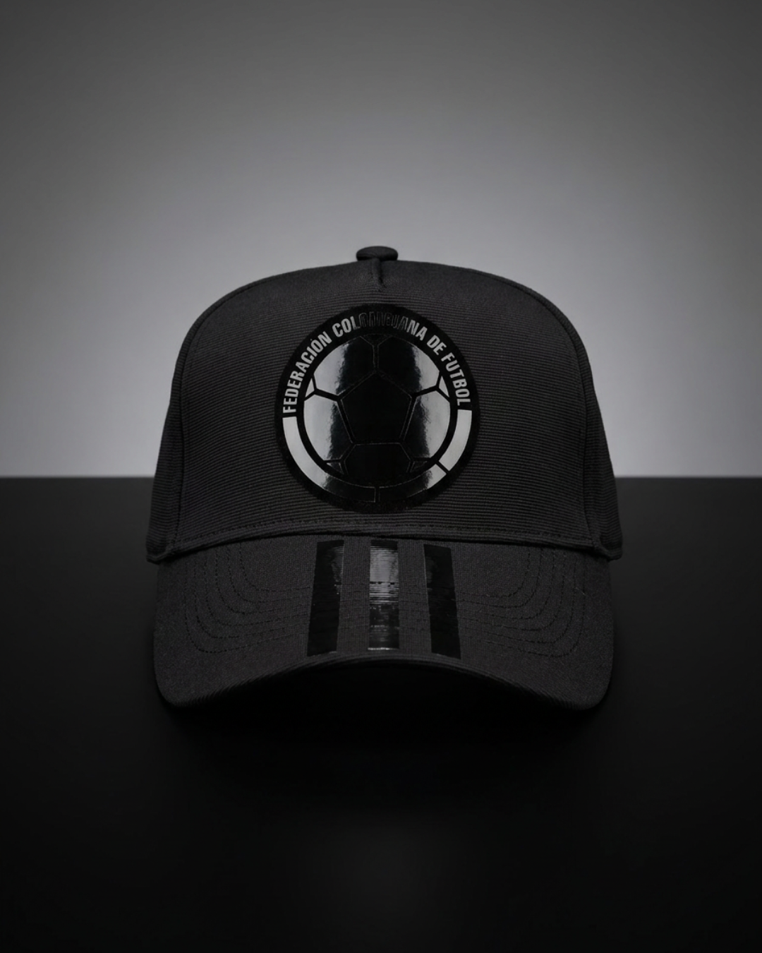 Gorras Futbol - Colombia Logo BB - Negro