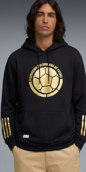 Hoddie Perchado – Colombia Federacion Dorado – Negro