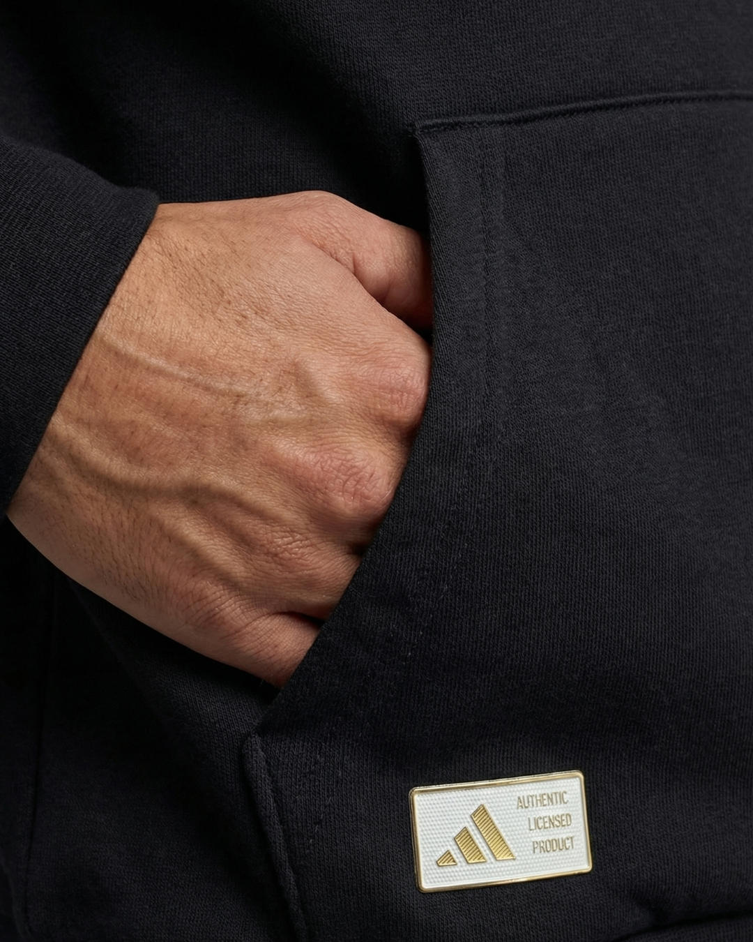 Hoddie Perchado – Colombia Federacion Dorado – Negro - Image 6