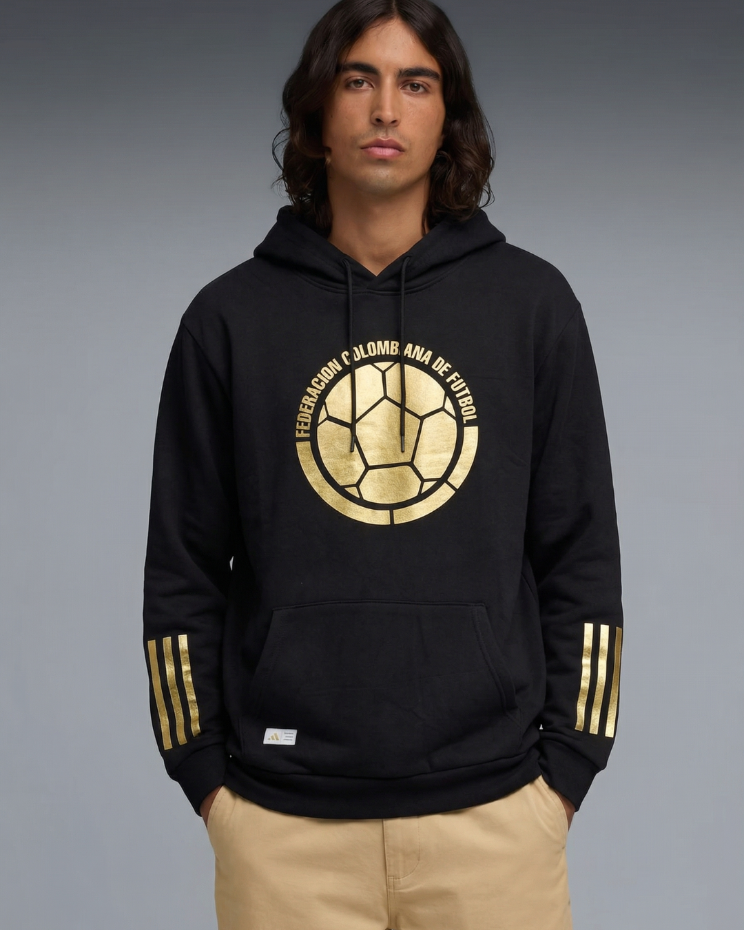 Hoddie Perchado – Colombia Federacion Dorado – Negro