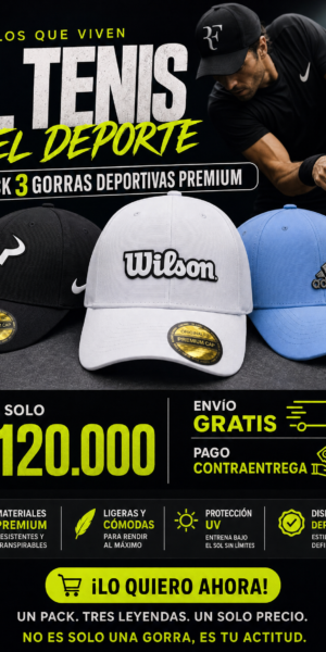 Pack 3 Gorras – Run & Play