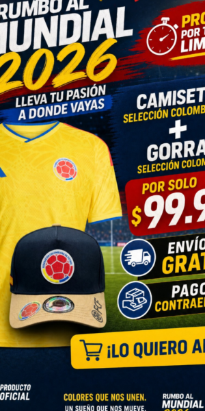 Combo Colombia Amarilla + Gorra
